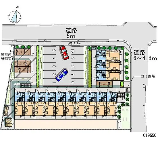 ★手数料０円★守口市寺方錦通　月極駐車場（LP）